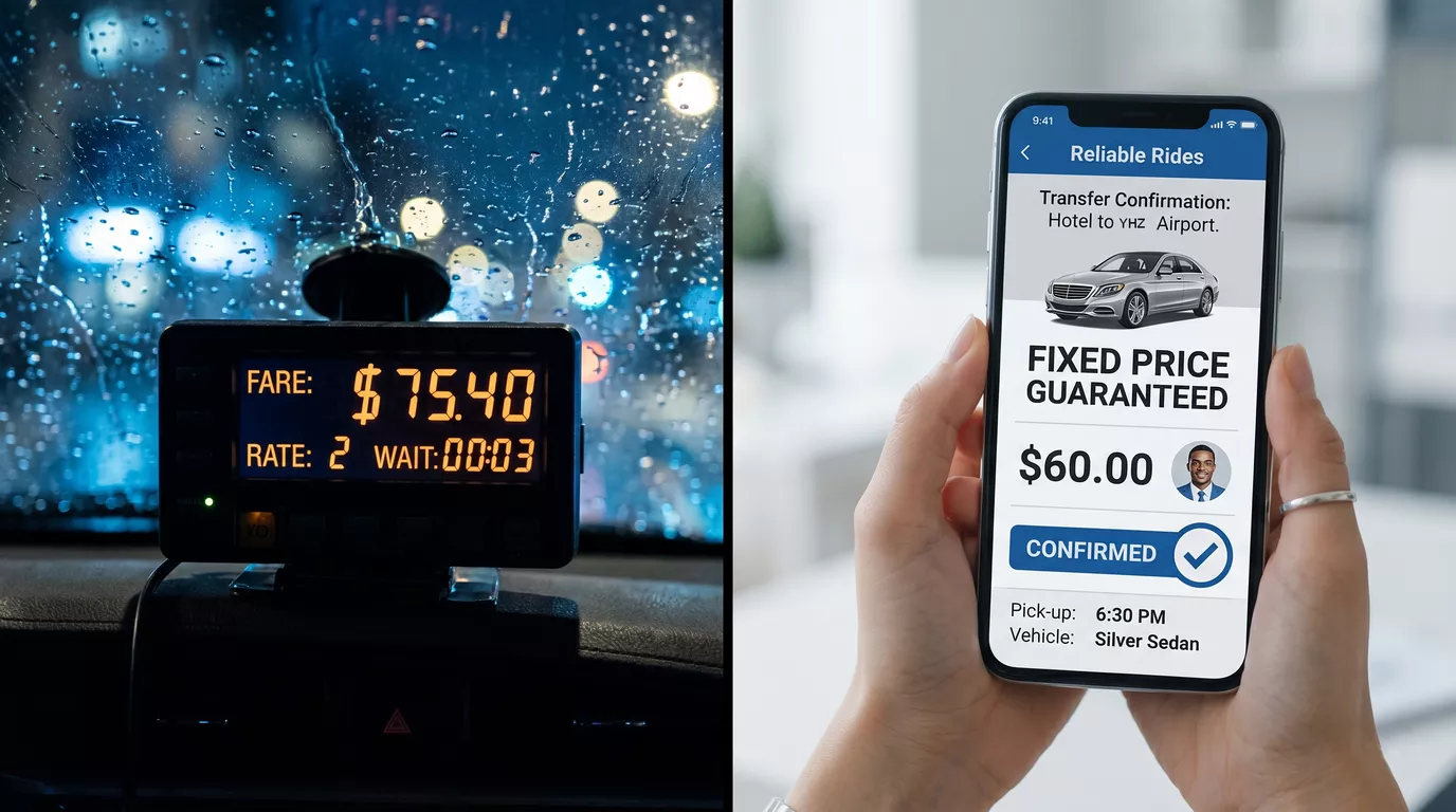 Flat Rate vs Metered Taxi to Halifax Airport: What Saves More Money
